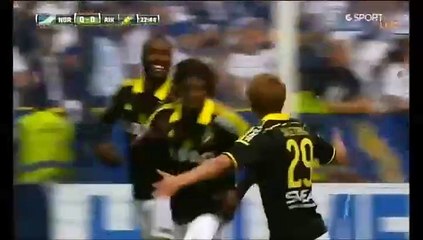 0-1 Mohamed Bangura Goal Sweden Allsvenskan - 02.08.2015, Norrköping 0-1 AIK