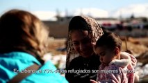 Los sirios refugiados en Líbano necesitan ayuda urgente