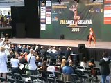 Coreografía de Daria Akinshina en el mundial IFBB Santa Susanna 2008