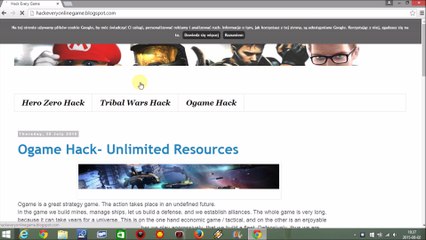 Ogame Unlimited Resources Hack