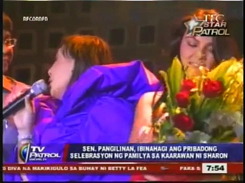 Sharon Cuneta & Kiko Pangilinan At TV Patrol 1/9/09