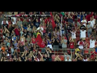 Nick DeLeon Long Range Goal - DC United vs Real Salt Lake - MLS 08.01.2015
