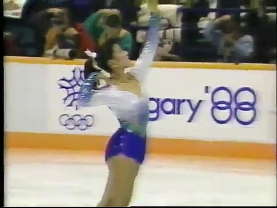 Midori Ito 伊藤 みどり (JPN) - 1988 Calgary, Ladies' Long Program (HQ)