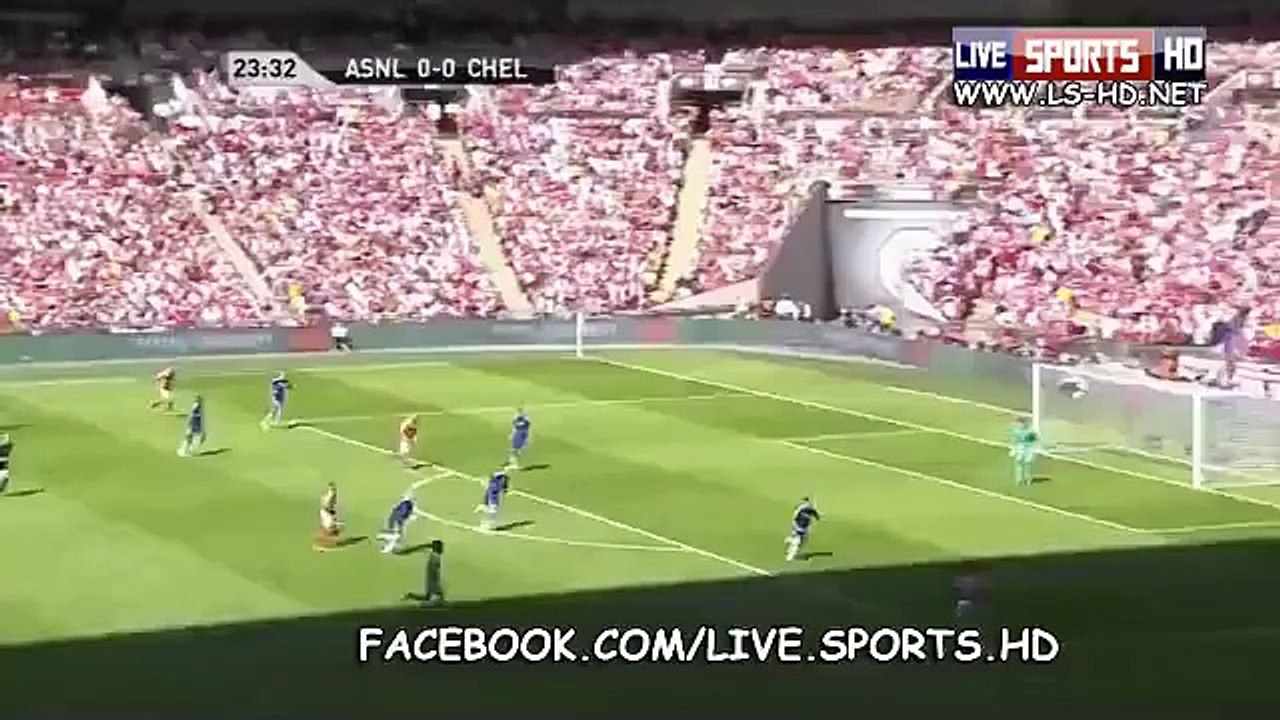 Chamberlain Goal Arsenal 1 - 0 Chelsea
