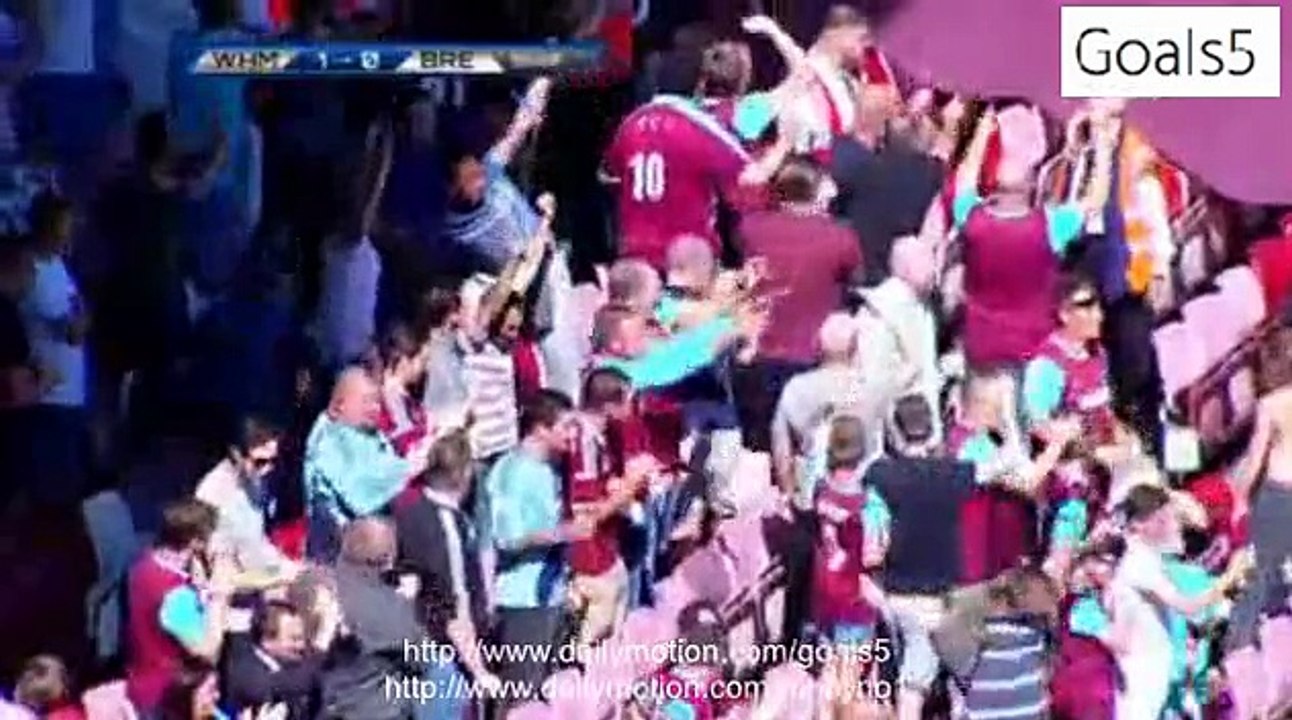 Diafra Sakho Goal West Ham United 1 - 0 Werder Bremen Friendly Match 2-8-2015