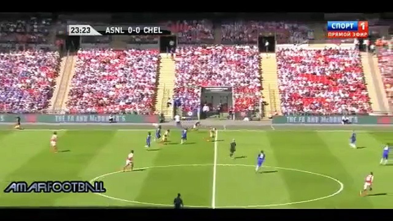 Alex Oxlade-Chamberlain Goal - Arsenal vs Chelsea 1-0 Community Shield 2015