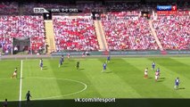 Alex Oxlade-Chamberlain Goal Arsenal 1 - 0 Chelsea 02/08/2015 - FA Community Shield