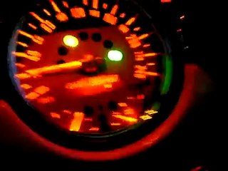 Mini Cooper S R53 accelerating