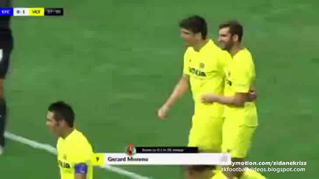 0-1 Gerard Moreno Goal - Everton v. Villarreal - Friendly 02.08.2015
