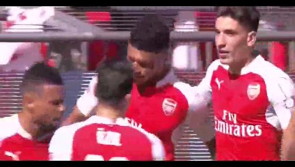 Goal Oxlade-Chamberlain - Arsenal 1-0 Chelsea - 02-08-2015
