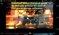 Get tekken 3 no need of PSP or psx on androids