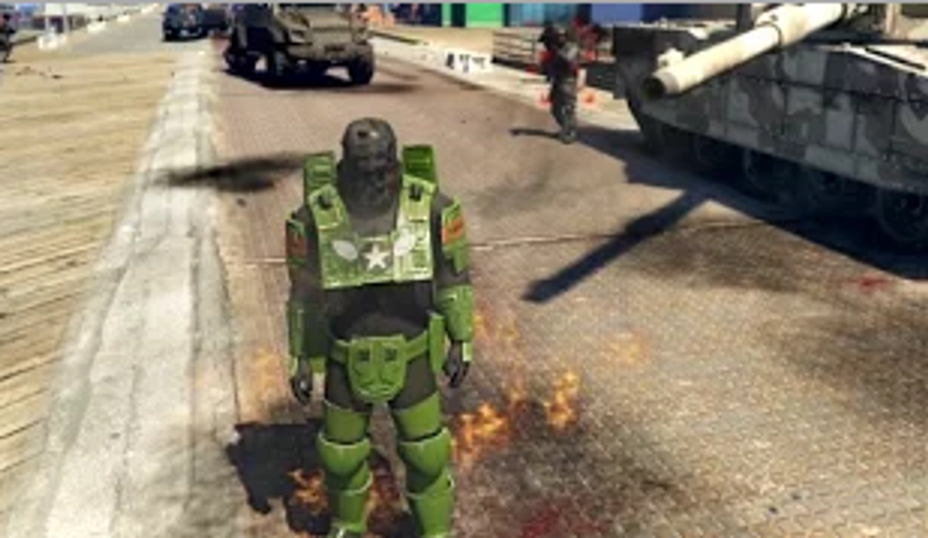 GTA 5 IRON MAN - (GTA V PC Mods Gameplay Brutality Killing)