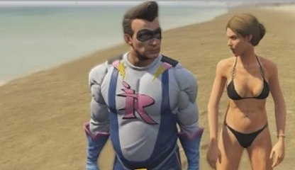 GTA 5 Mods - Super Hero (Gta V PC Funny Moments)