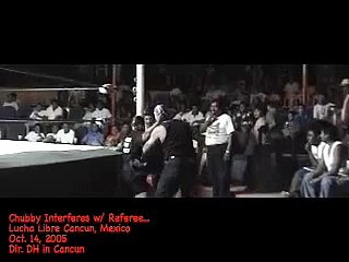 Chubby's Mexican Wrestling Debut