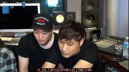 150729 - [아프리카TV] Afreeca TV @ 미료 & 리시 & Dopsh 생중계 Part 1