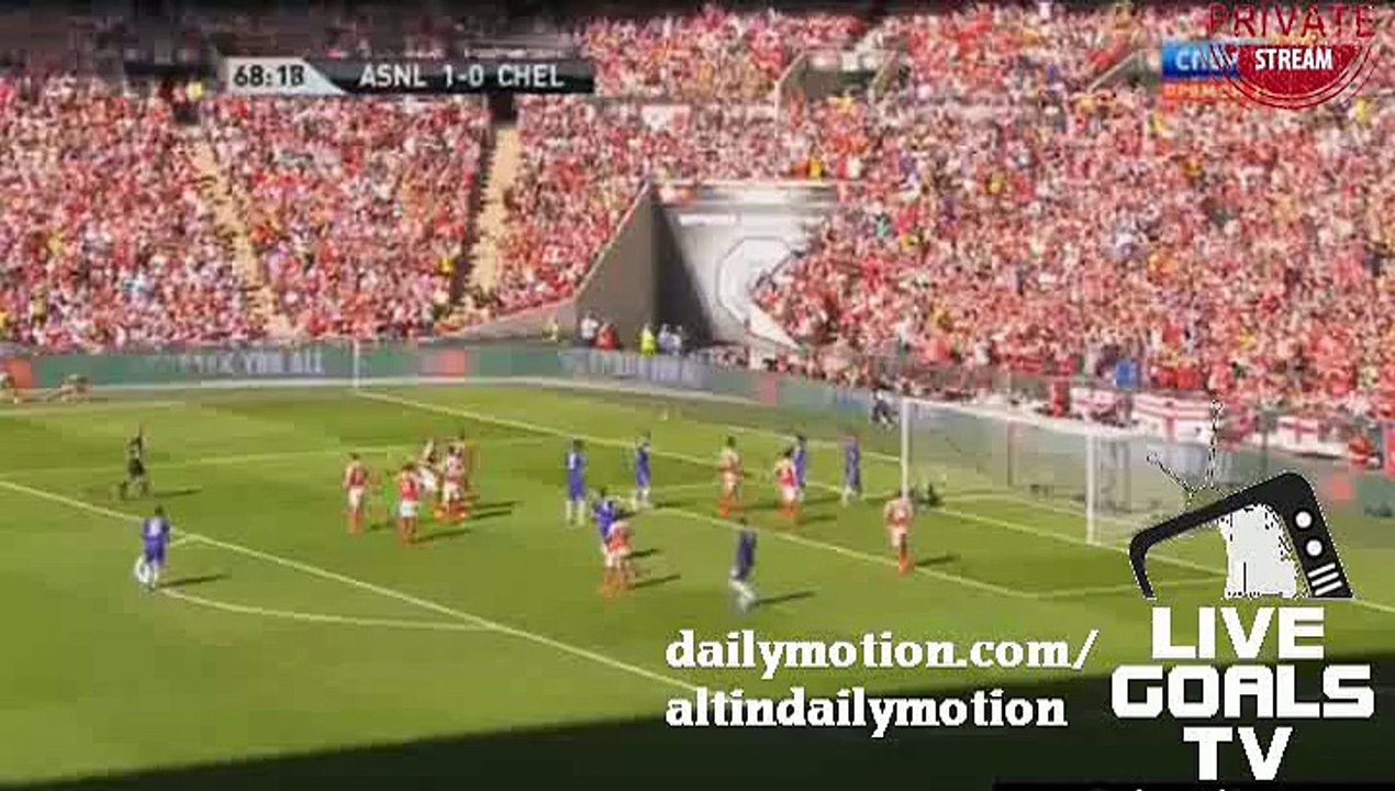 Petr Cech Incredible Free Kick Save Arsenal 1-0 Chelsea ESC Finale 02.08.2015