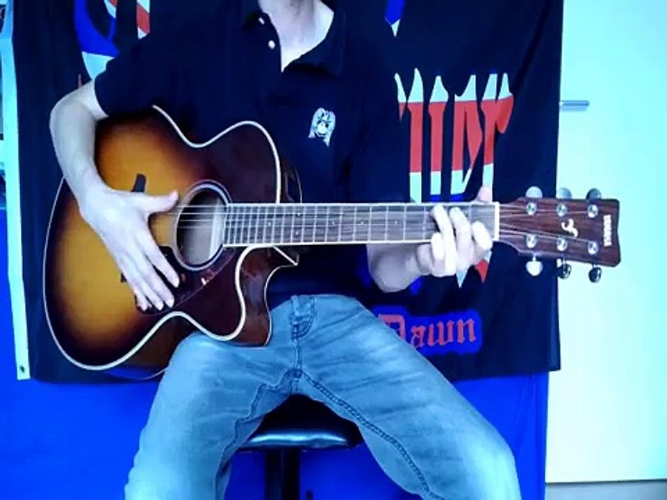 How to play After the fire - Skrewdriver guitar...