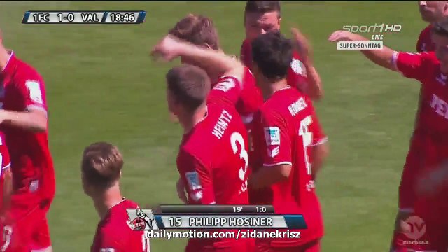 All Goals and Highlights HD _ 1. FC Kön 3-2 Valencia - Colonia Cup 02.08.2015