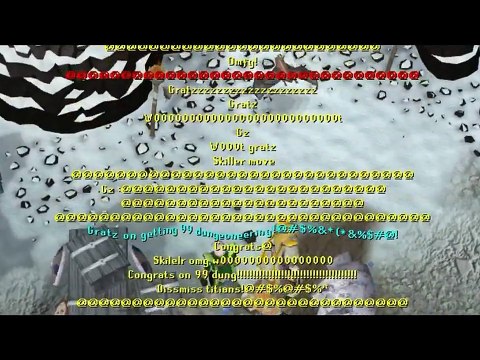 99 Dungeoneering + EMOTE ! HD Skiller 703 runescape No Lifer Ohi HD