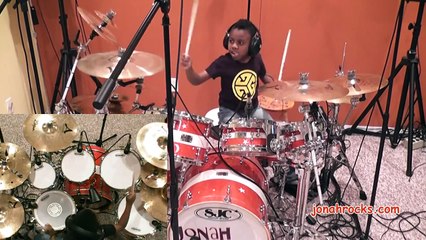 Avenged Sevenfold - Almost Easy, 6 Year old Drummer, Jonah Rocks