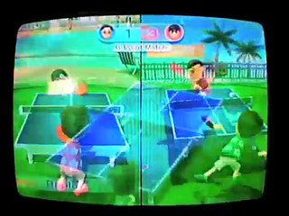 1 Person, 2 Players- Wii Sports Resort Table Tennis
