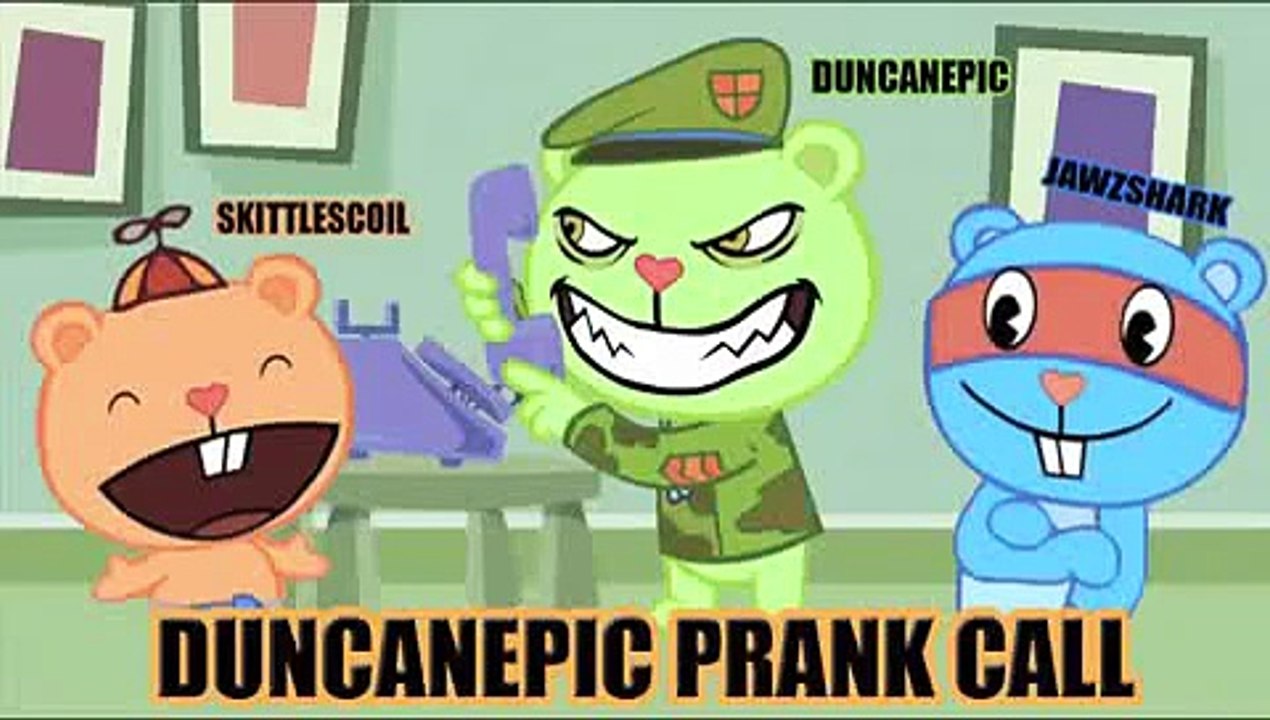 Happy Tree Friends Prank Call! (Feat. SkittlesCoil, DuncanEpic And JAWZSHARK!)