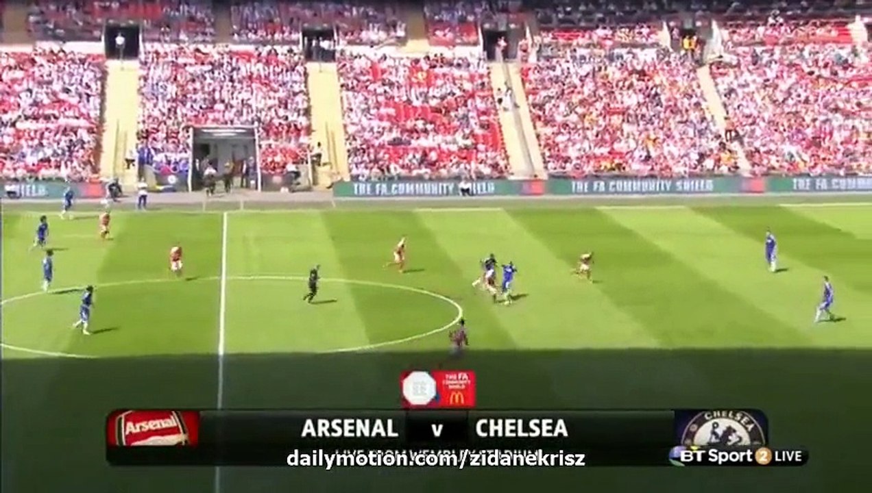 Arsenal 1-0 Chelsea HD _ Full English Highlights - FA Community Shield 02.08.2015