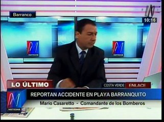 Costa Verde: vuelco de bote en playa Barranquito deja 4 heridos