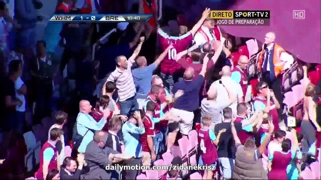 West Ham Vs Werder Bremen 1-2 Highlights 02-08-2015 Friendly