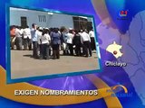 Trabajadores de la DIRESA paralizan labores 24 horas en Chiclayo