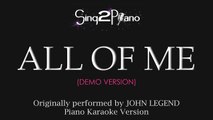 All of Me (Karaoke Demo) John Legend