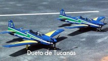 Dueto de Tucanos T-27 Esquadrilha da Fumaça 07/09/2011