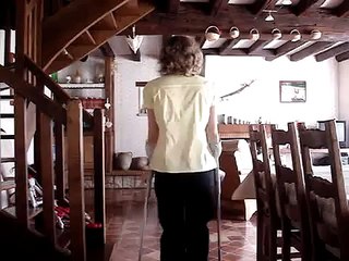 Audrey attelle et béquilles 1