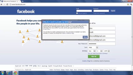 How to sign up and create new Facebook account