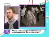 Flashmob Zombie, estudiantes protestan por educación en Chile - TVN