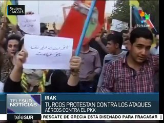 Kurdos marchan en Turquía para exigir cesen ataques contra su pueblo