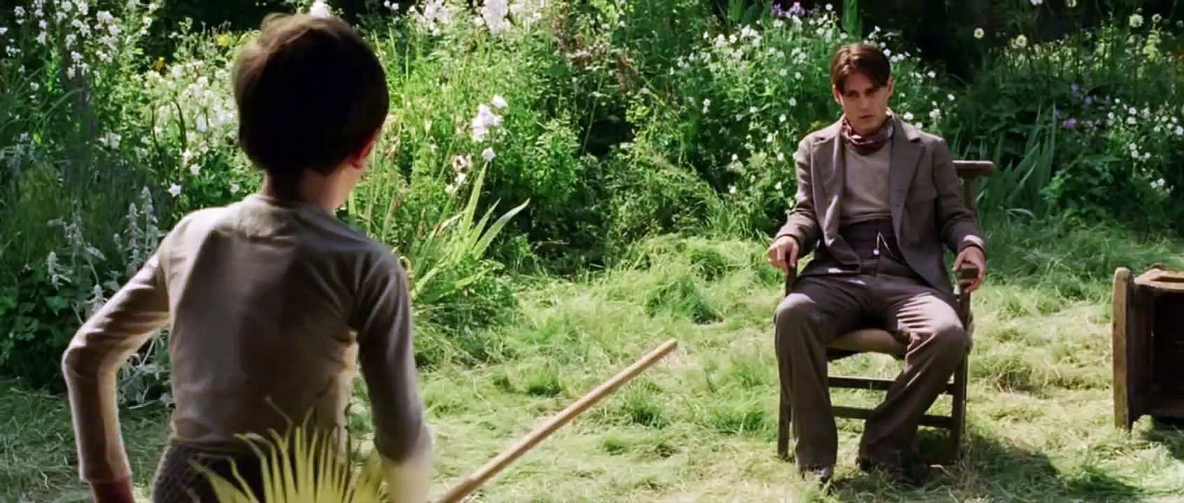 Johnny Depp great scene Peter ruins his play - Finding Neverland in 720p HD
