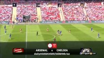 Arsenal 1-0 Chelsea Extended Highlights - FA Community Shield 02.08.2015