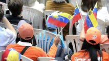 Mitin opositor en Caracas