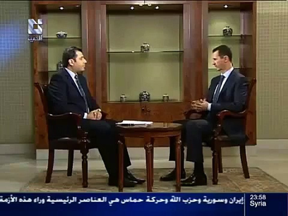 Syria - President Bashar al-Assad's interview with Addounia TV TOMORROW