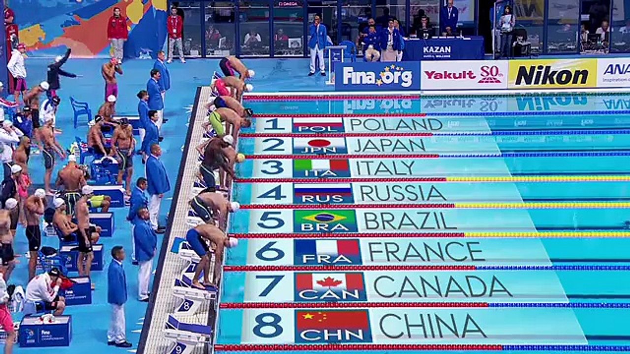 Natation Finale 4x100M Nage Libre (H)