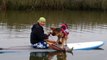 Stand Up Paddleboarding with Lieza, the German Shepherd
