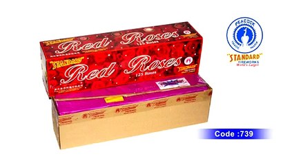 Shop Redroses 125Shots Crackers for this diwali 2015 online @ Festivezone.com