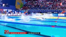 Mondiaux de natation : la France en or sur le relais 4x100 m