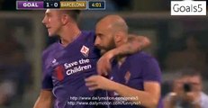 Bernardeschi F. Goal AC Fiorentina 1 - 0 FC Barcelona International Champions Cup Friendly 2-8-2015