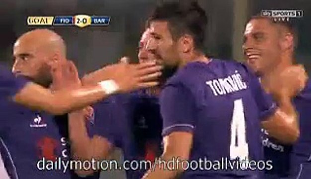 Bernardeschi Amazing Goal Fiorentina 2-0 Barcelona | ICC N.A 2.08.2015 HD
