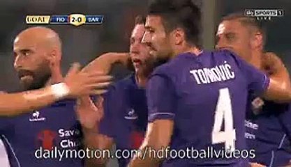 Bernardeschi Fantastic Goal Fiorentina 2-0 Barcelona 2.08.2015 HD