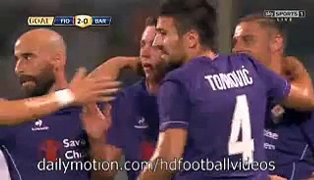 Bernardeschi Fantastic Goal Fiorentina 2-0 Barcelona 2.08.2015 HD