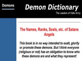 Demon Dictionary.