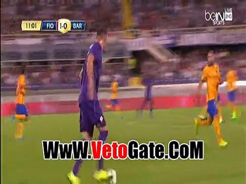 بيرنارديسكي يتقدم بالهدف الثانى فيورنتينا فى مرمى برشلونه